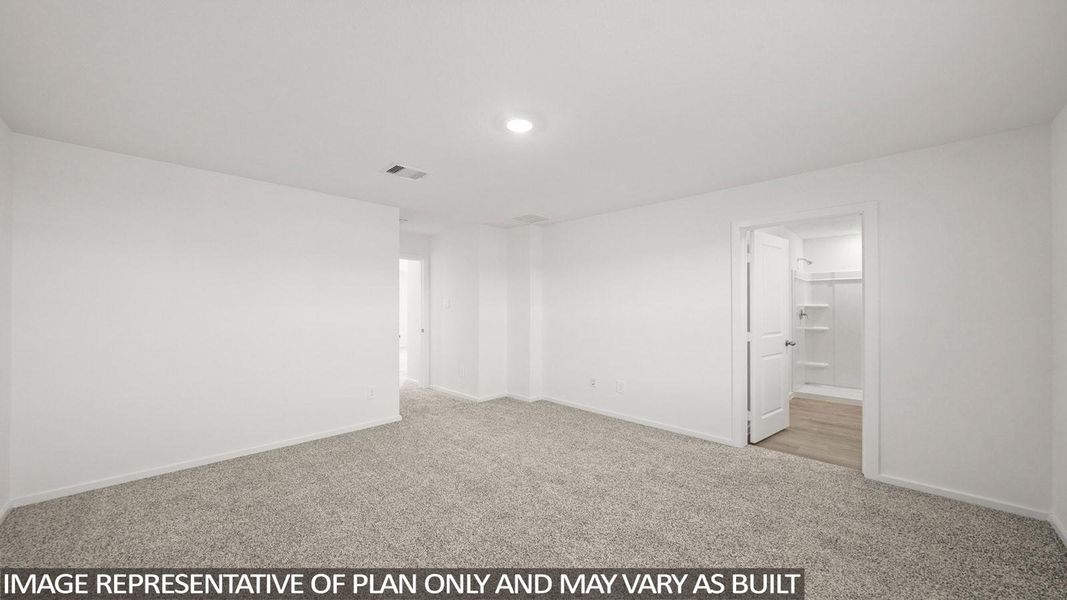 Spacious, unfurnished interior of a new home in Sunterra, Katy (Image 12).