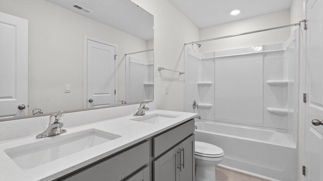 Furnished interior view inside a new home in Cambridge Park, Mebane (Image 8).