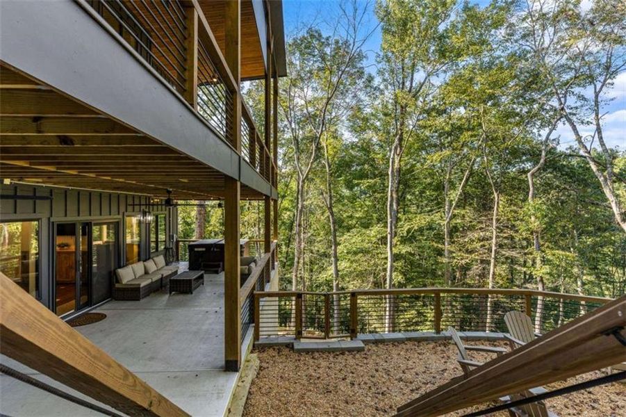 Exterior details and patio area of a home in , Ellijay (Image 24). Exterior details and patio area of a home in , Ellijay (Image 24).