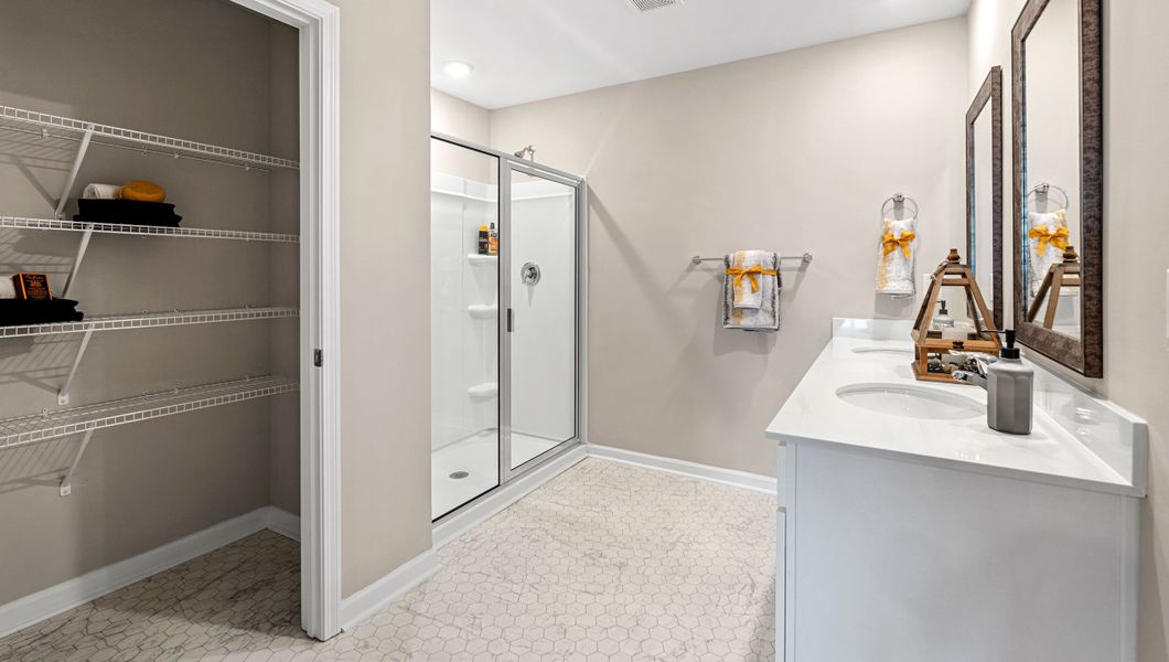 Furnished interior view inside a new home in Treemont Commons, Wellford (Image 25).
