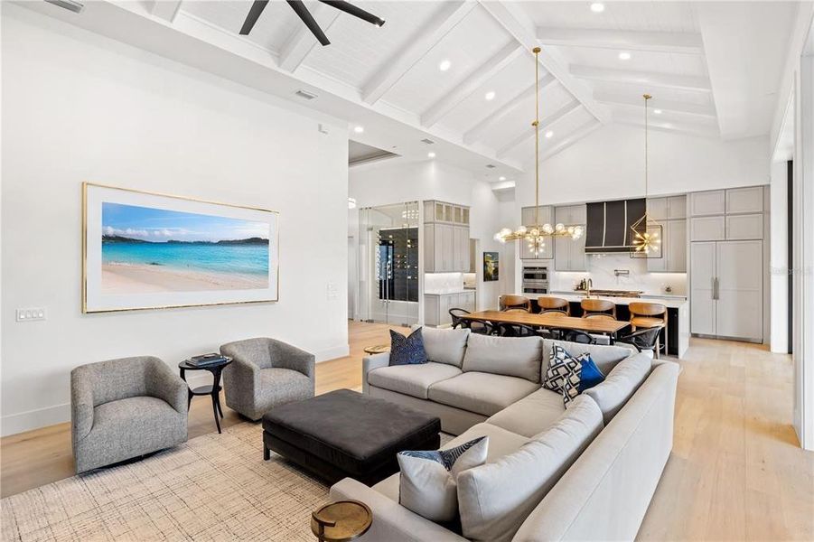 Furnished interior view inside a new home in , Sarasota (Image 12).