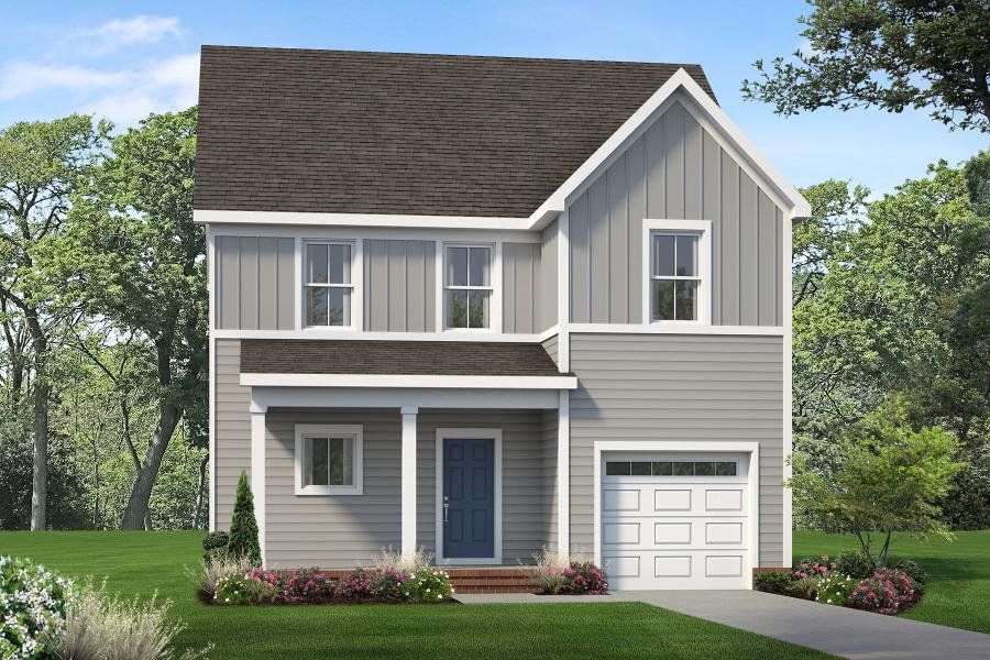 Representative exterior photo of a completed home built from the Anderson by Parkside Builders in Givens Park, Chattanooga, TN (Image 2).