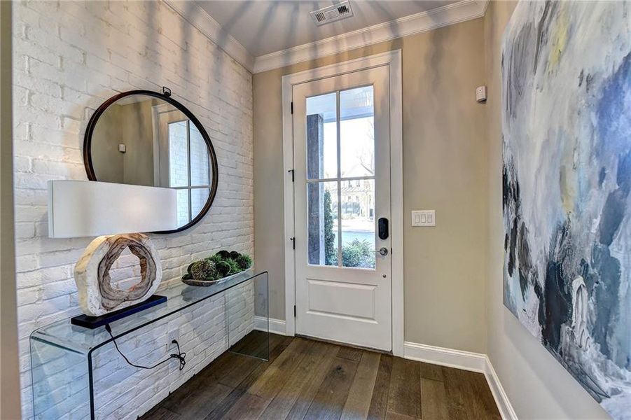 Furnished interior view inside a new home in Evanshire Townhomes, Duluth (Image 26).