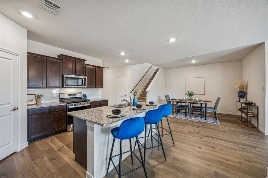 Furnished interior view inside a new home in , Princeton (Image 7).