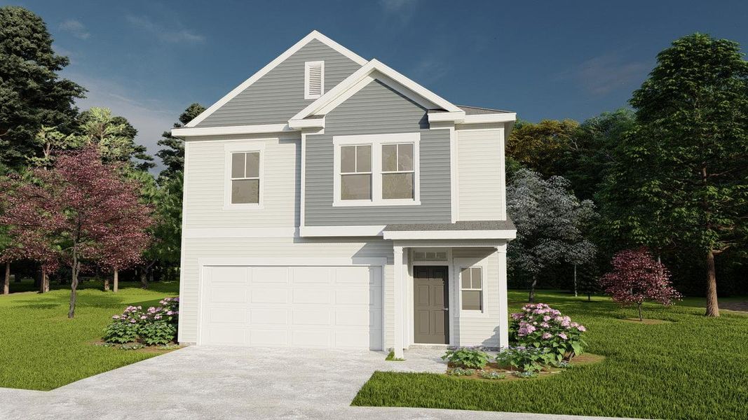 1888 Ivey Color Rendering Elevation A