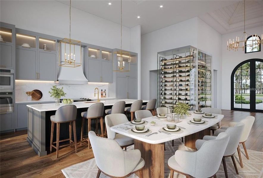 Furnished interior view inside a new home in , Sarasota (Image 5).