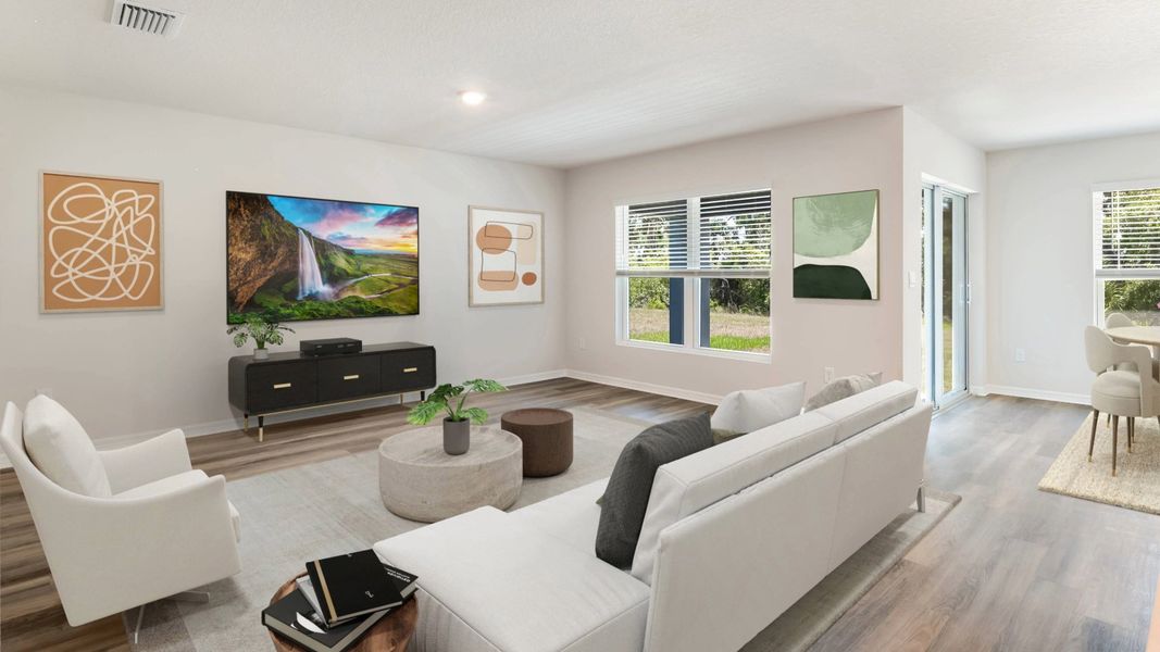 Furnished interior view inside a new home in Star Farms at Lakewood Ranch, Bradenton (Image 9).