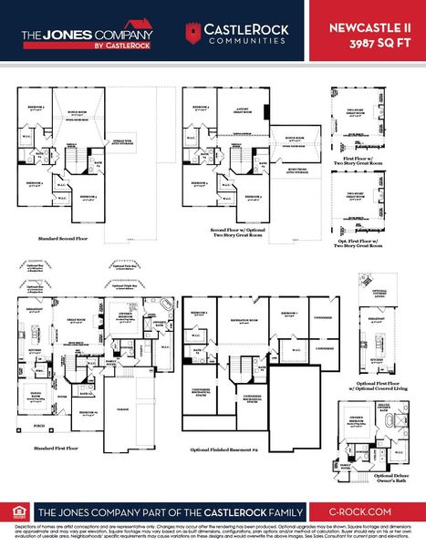2D floor plan layout of this home in Belvoir, Fairview, TN (Image 2).
