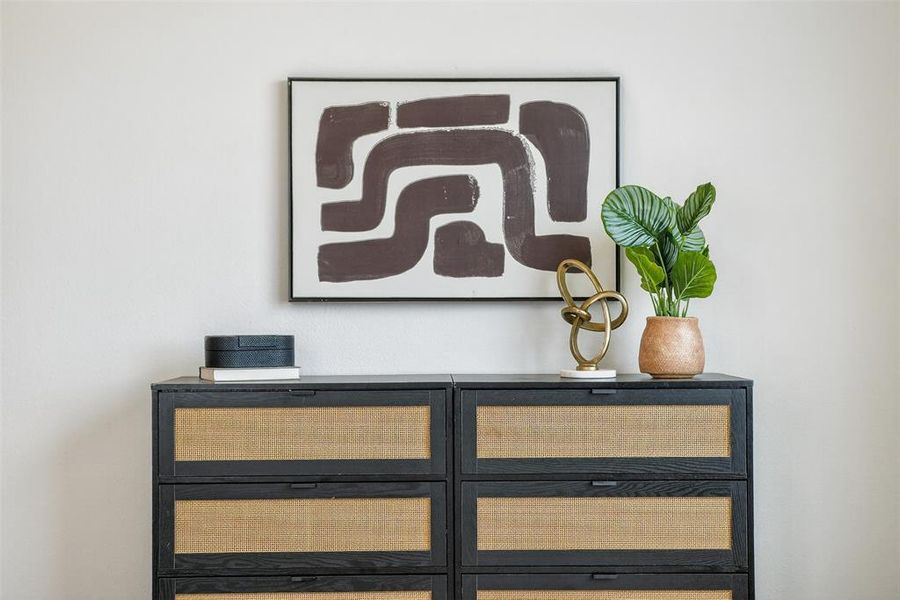 Close-up of interior finishes inside a home in , Dallas (Image 17).