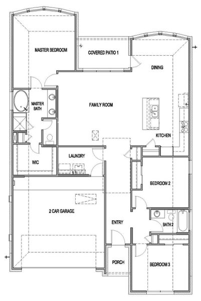 2D floor plan layout of this home in The Colony, Bastrop, TX (Image 4). 2D floor plan layout of this home in The Colony, Bastrop, TX (Image 4).