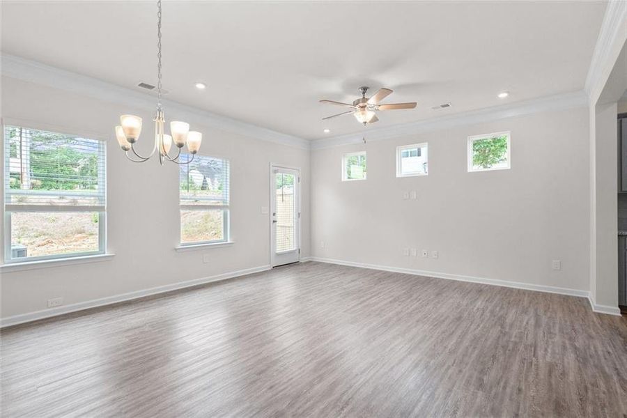 Spacious, unfurnished interior of a new home in Fairington, Cartersville (Image 22).