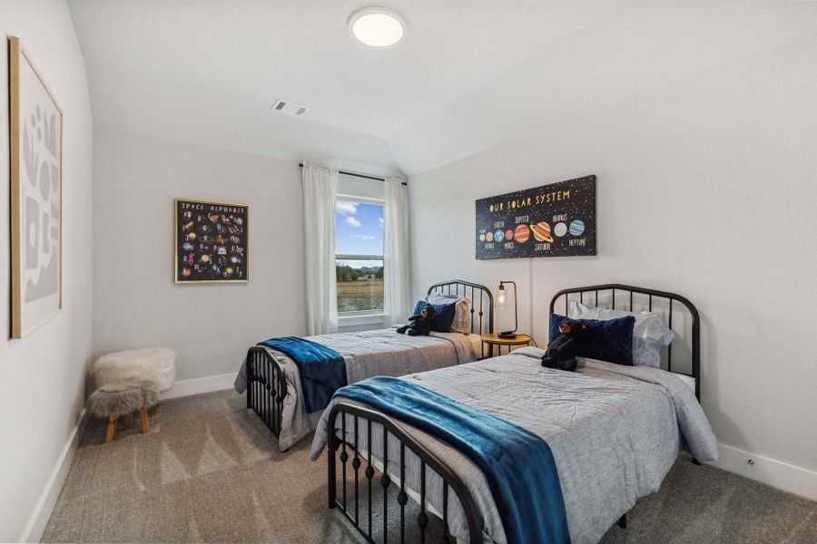 Furnished interior view inside a new home in Dove Hollow, Waxahachie (Image 22).