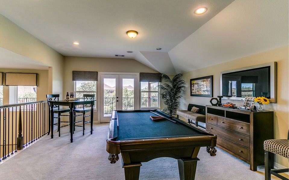 Furnished interior view inside a new home in Marvida, Cypress (Image 25).