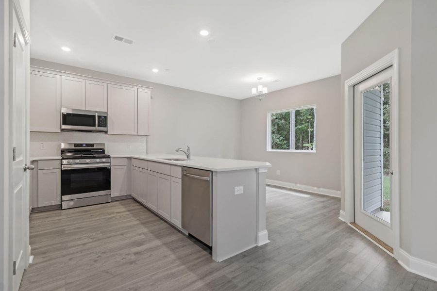 Furnished interior view inside a new home in Founder's Park, Lincolnville (Image 8).