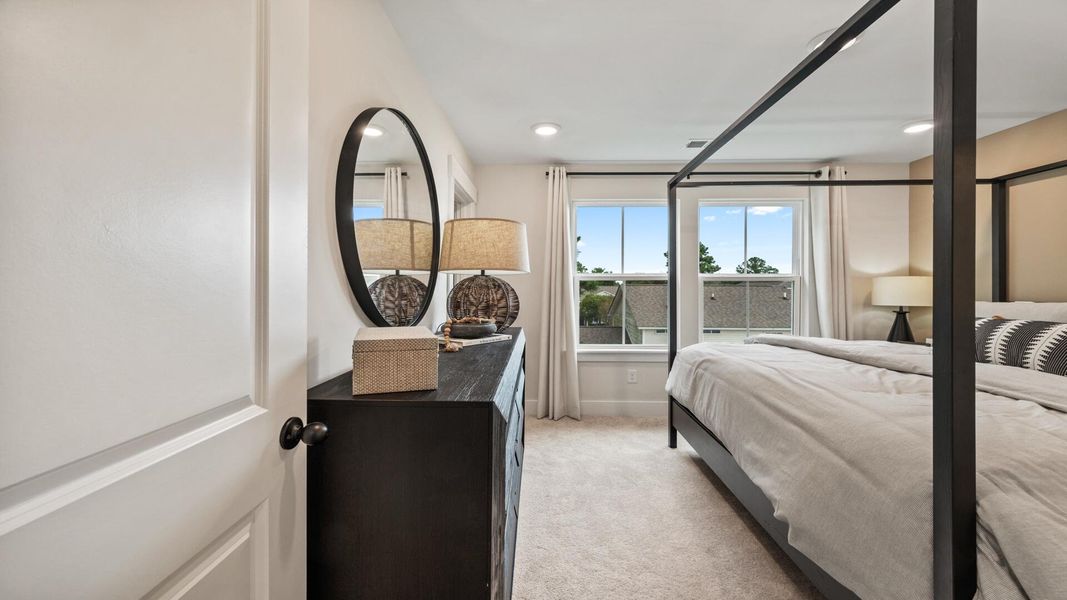 Furnished interior view inside a new home in Clear Springs Townhomes, North Charleston (Image 10).