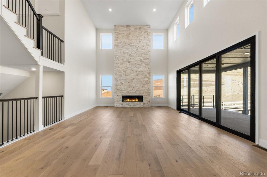 Spacious, unfurnished interior of a new home in Autograph at Lyric, Lone Tree (Image 44).