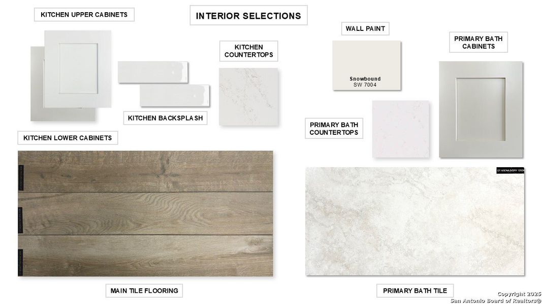 Sample of building materials used in homes in Hidden Canyon 55', San Antonio (Image 9). Sample of building materials used in homes in Hidden Canyon 55', San Antonio (Image 9).