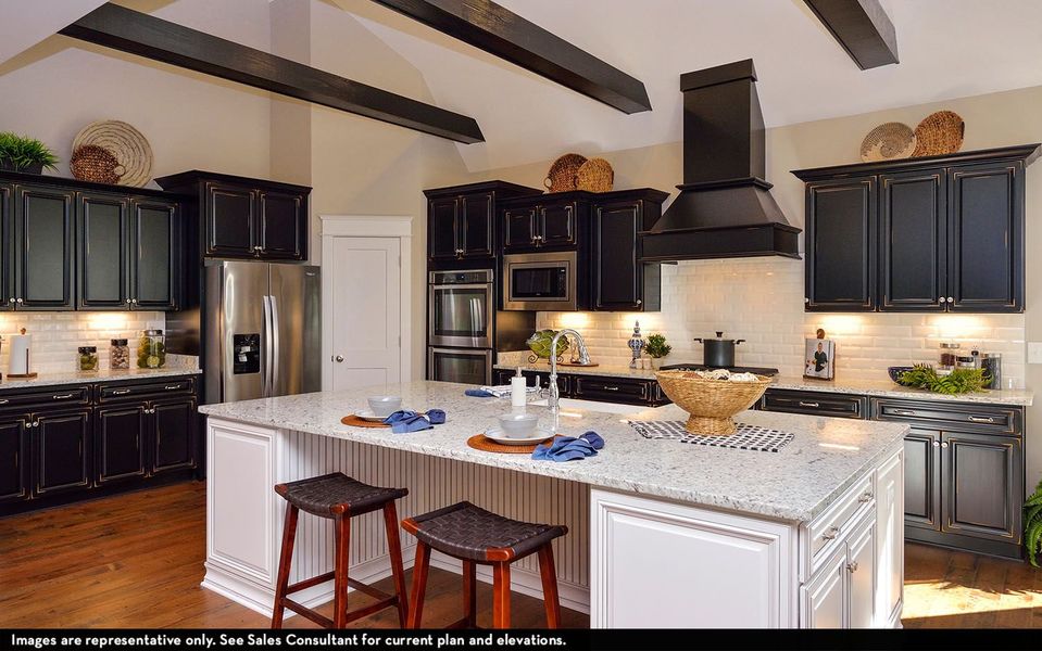 Representative furnished interior of a home built from the Dresden by CastleRock Communities in Belvoir, Fairview (Image 10).