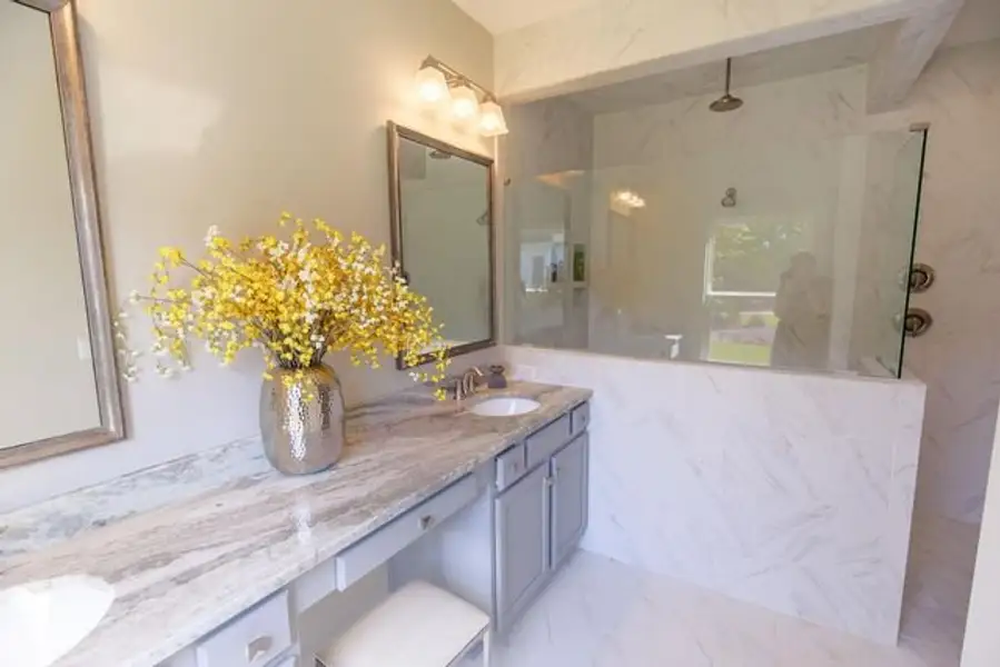 Representative furnished interior of a home built from the Langley by True Homes in Edgewater - Cottage Greens, Lancaster (Image 12).