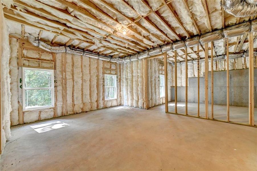 In-progress construction of a new home in , Gainesville, GA (Image 69).