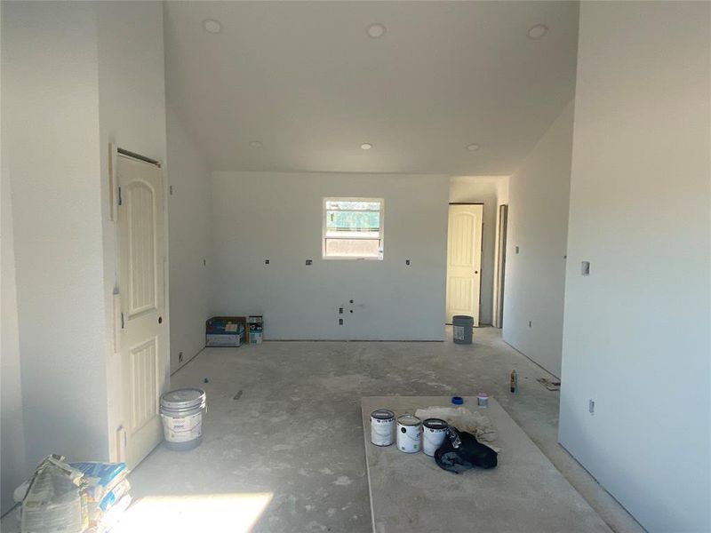 View Living to Kitchen