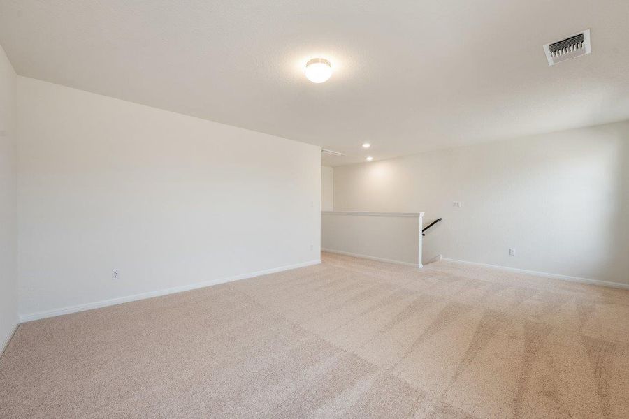 Spacious, unfurnished interior of a new home in The Colony, Bastrop (Image 31). Spacious, unfurnished interior of a new home in The Colony, Bastrop (Image 31).