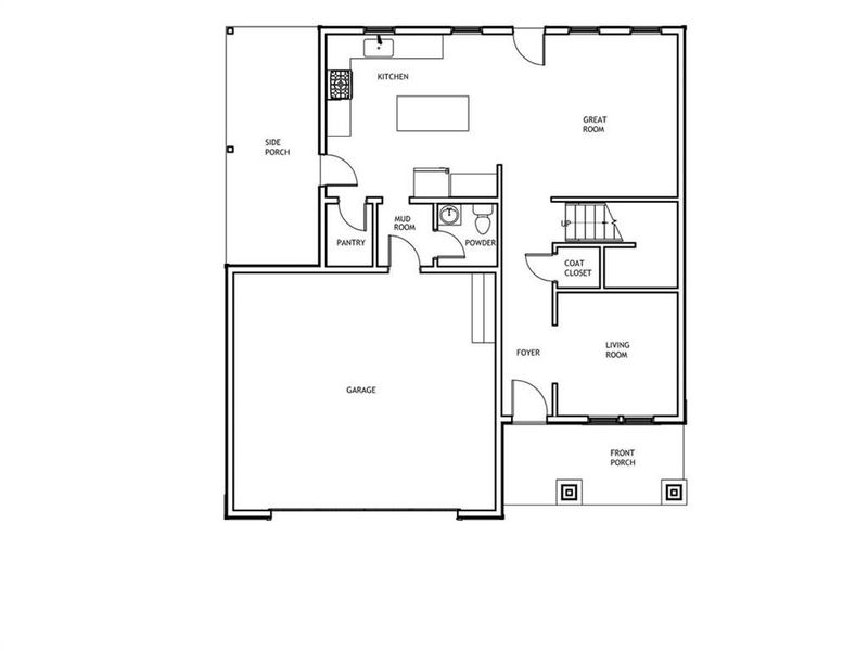 2D floor plan layout of this home in , Austell, GA (Image 4).