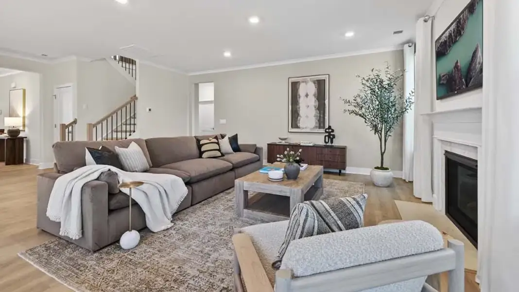 Furnished interior view inside a new home in Laurelbrook, Sherrills Ford (Image 9). Furnished interior view inside a new home in Laurelbrook, Sherrills Ford (Image 9).