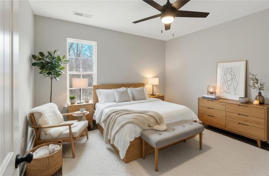 Furnished interior view inside a new home in , Dalton (Image 5).