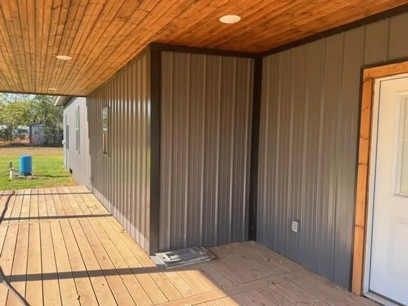 Exterior details and patio area of a home in , Merkel (Image 5).