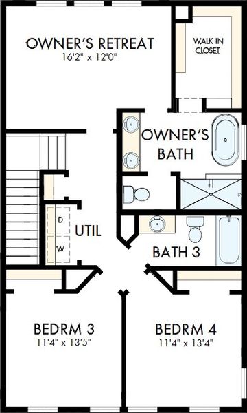 2D floor plan layout of this home in Celesta, Scottdale, GA (Image 4). 2D floor plan layout of this home in Celesta, Scottdale, GA (Image 4).