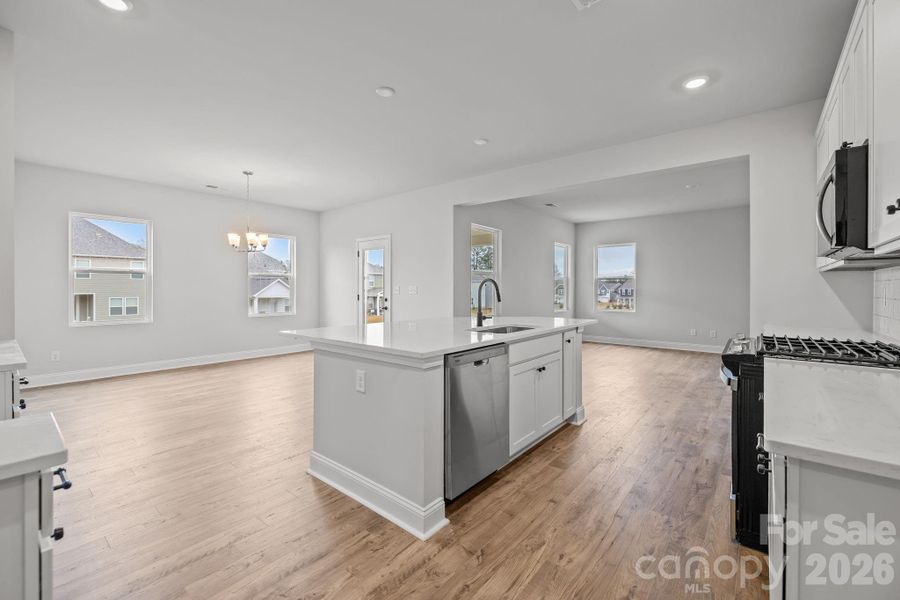 Furnished interior view inside a new home in Moore Farms, Indian Trail (Image 7).