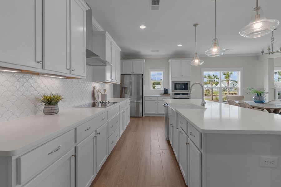Furnished interior view inside a new home in The Sanctuary at Sunset Beach, Sunset Beach (Image 5).