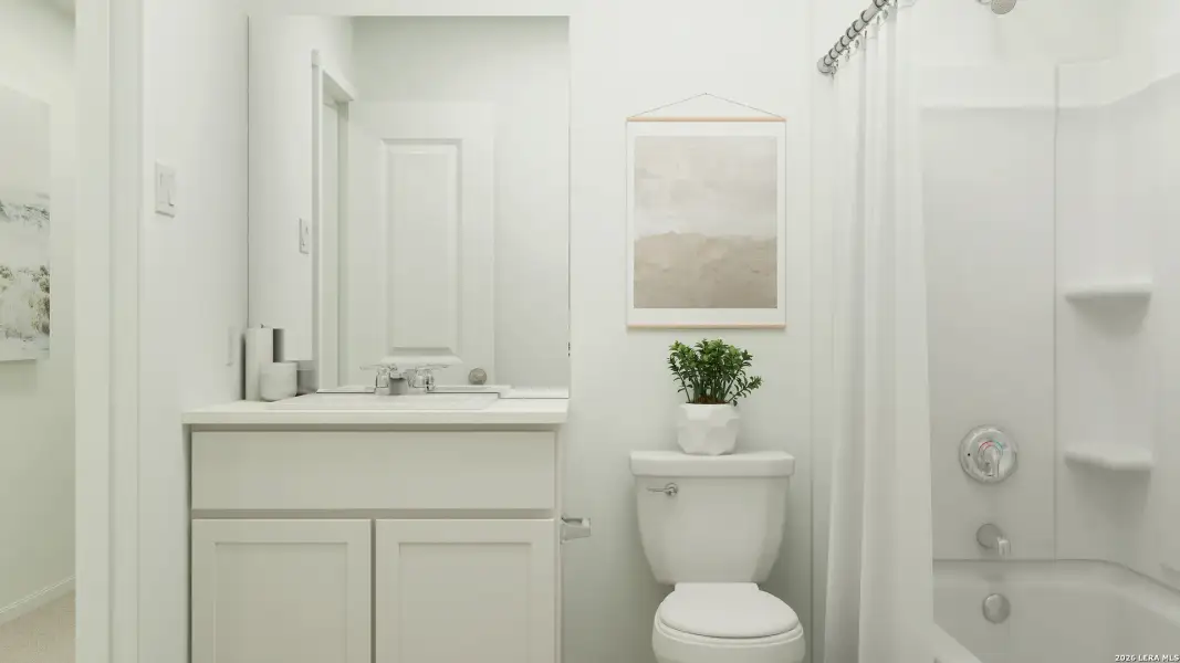 Furnished interior view inside a new home in Stone Garden, Elmendorf (Image 8).