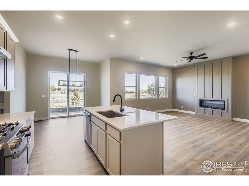Furnished interior view inside a new home in , Fort Collins (Image 15). Furnished interior view inside a new home in , Fort Collins (Image 15).