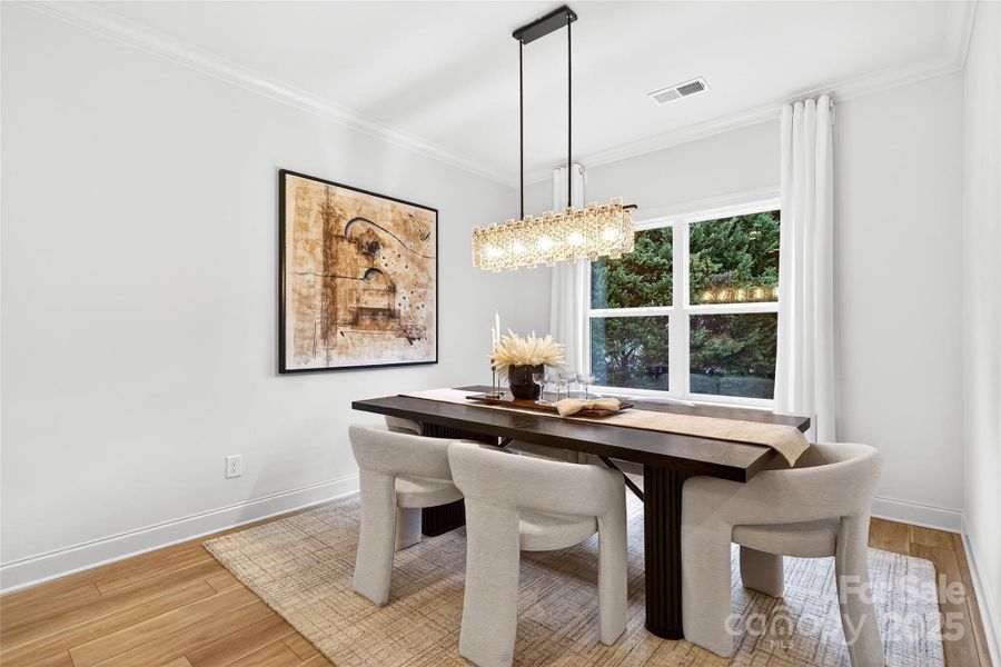 Furnished interior view inside a new home in , Mooresville (Image 11).