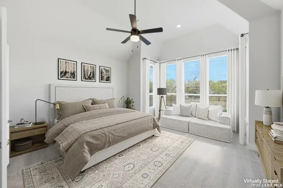 Furnished interior view inside a new home in Briggs Ranch, San Antonio (Image 7).