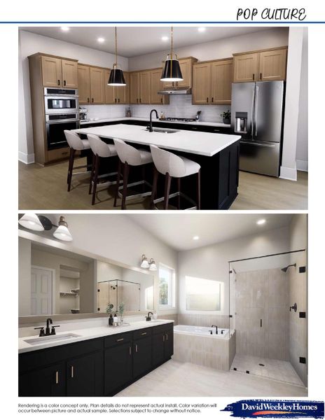 Furnished interior view inside a new home in Prairieland Village 40' Homesites, Cypress (Image 5).