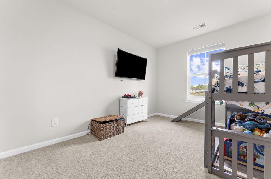 Furnished interior view inside a new home in Lindera Preserve at Cane Bay Plantation, Summerville (Image 44). Furnished interior view inside a new home in Lindera Preserve at Cane Bay Plantation, Summerville (Image 44).
