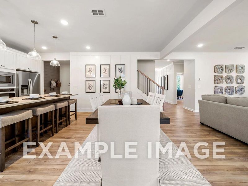 Representative furnished interior of a home built from the The Hickory B by Davidson Homes LLC in Melody Lakeside Estates, Buford (Image 19).