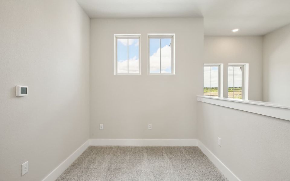 Spacious, unfurnished interior of a new home in Easton Park, Austin (Image 8). Spacious, unfurnished interior of a new home in Easton Park, Austin (Image 8).