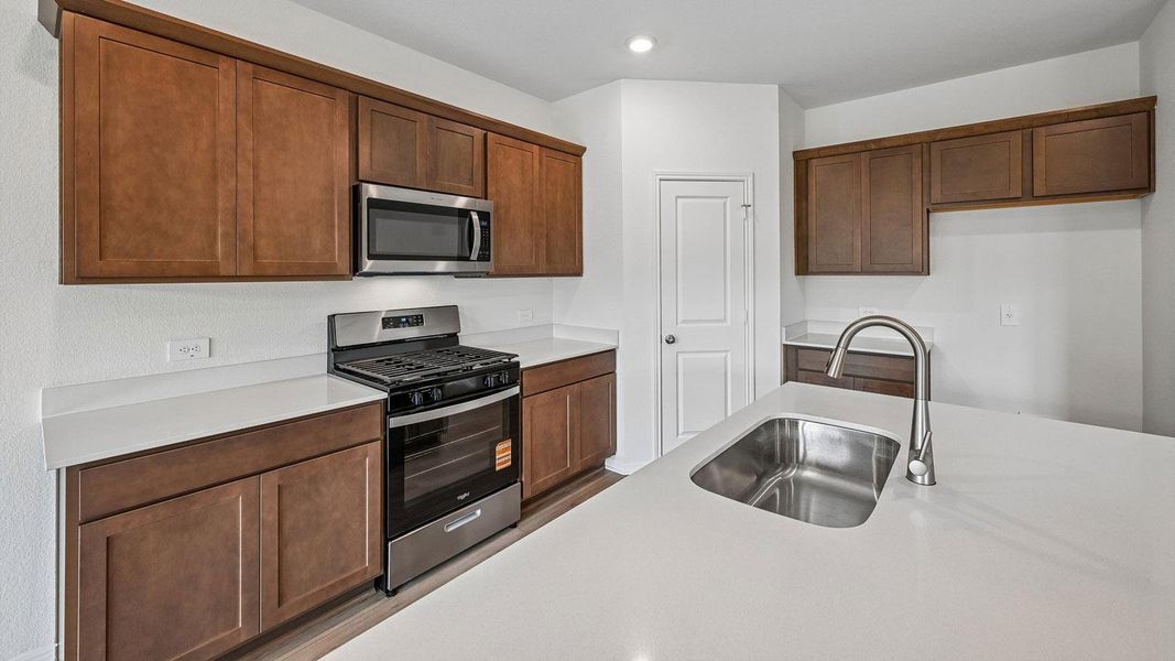 Furnished interior view inside a new home in Bar W Ranch, Leander (Image 13).