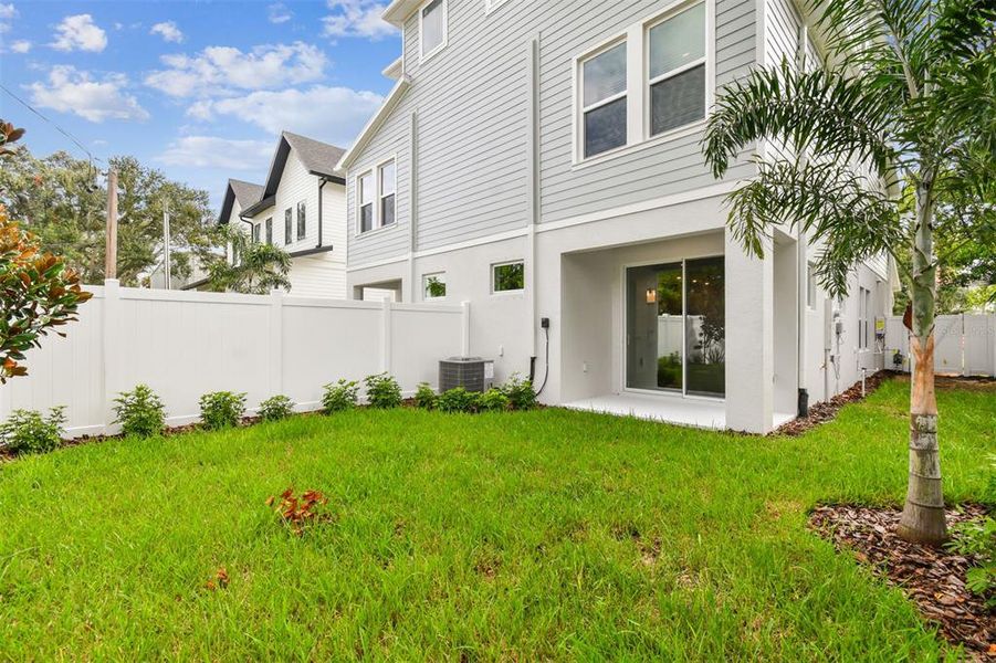 Exterior details and patio area of a home in , Tampa (Image 24). Exterior details and patio area of a home in , Tampa (Image 24).