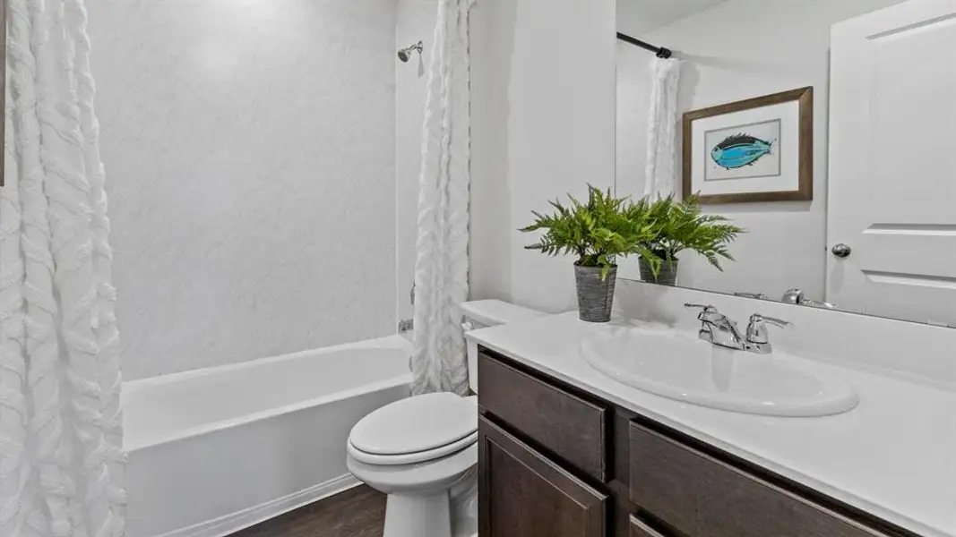 Furnished interior view inside a new home in Bel Air Village, Sherman (Image 11).