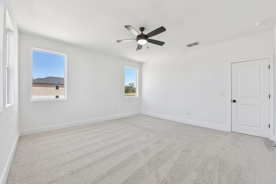 Spacious, unfurnished interior of a new home in Freedom at Anthem, Kyle (Image 16). Spacious, unfurnished interior of a new home in Freedom at Anthem, Kyle (Image 16).