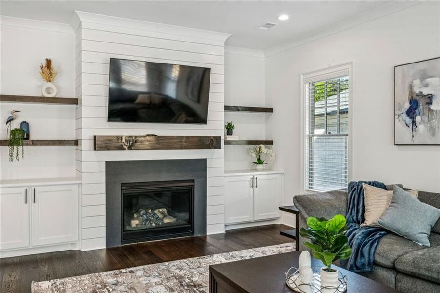 Furnished interior view inside a new home in The Enclave on Lavista, Tucker (Image 14).