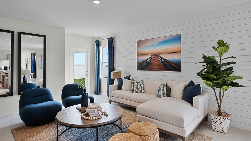Furnished interior view inside a new home in Villamar, Winter Haven (Image 12).