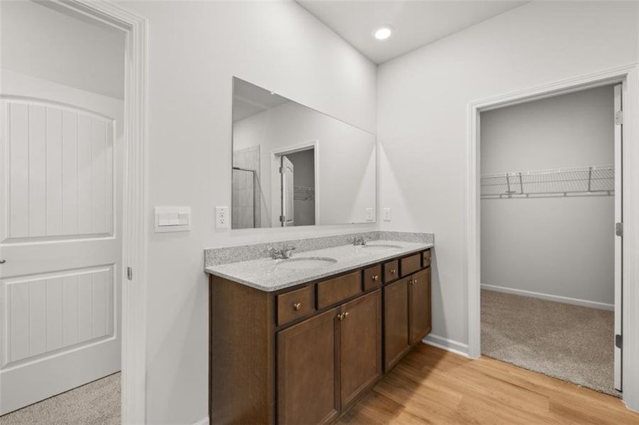 Furnished interior view inside a new home in Fairway 17 at Mirror Lake, Villa Rica (Image 9). Furnished interior view inside a new home in Fairway 17 at Mirror Lake, Villa Rica (Image 9).