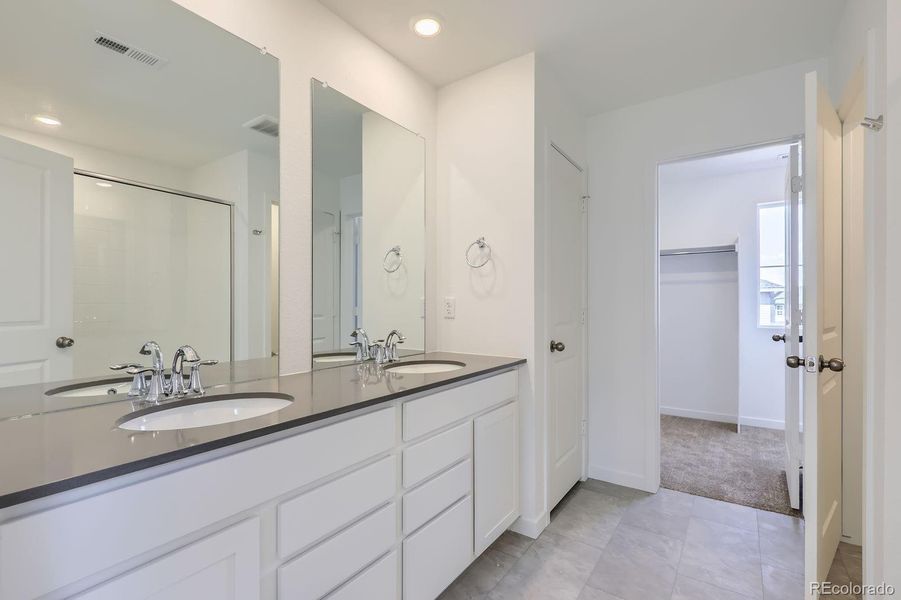 Furnished interior view inside a new home in Parterre: The Skyline Collection, Thornton (Image 9).