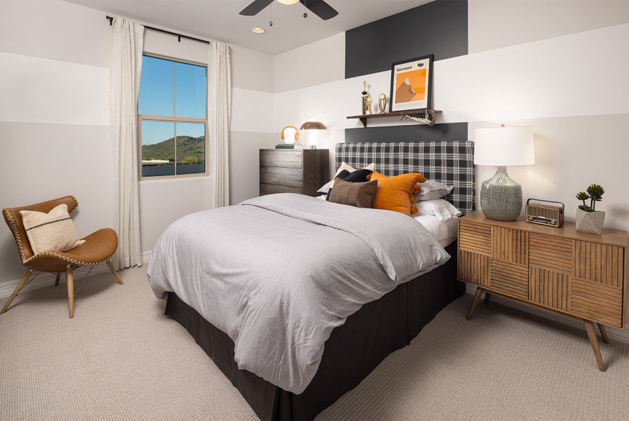 Representative furnished interior of a home built from the Olympic by Taylor Morrison in Verdin Passage Collection, Phoenix (Image 13).